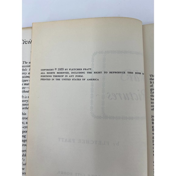 Civil War in Pictures VTG. by Fletcher Pratt 1955 Book Club Edition HC/DJ - Picture 3 of 10